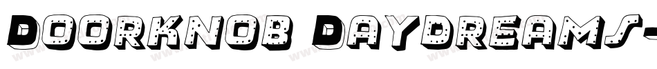 Doorknob Daydreams字体转换